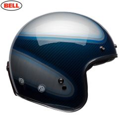 Bell Cruiser 2018 Custom 500 Carbon Adult Helmet (Jager Candy Blue)